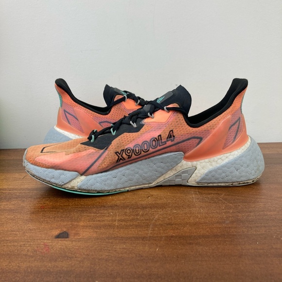 Adidas X9000L4 #FY1209 Orange Black Grey Color Size 8.5 Men’s Sneakers - Picture 9 of 13